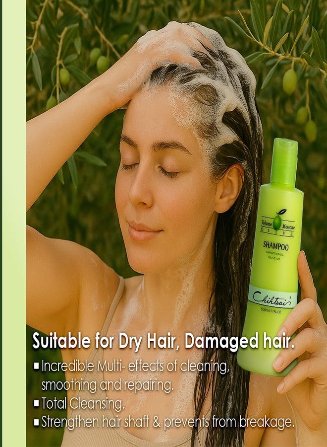 Chihtsai Volume Moisture Olive Shampoo 34 Fl.oz - Image 3