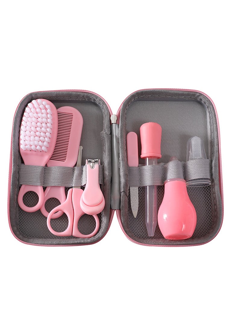 Little tots Nursing bag dropper set of 8 pieces Pink color - Image 2