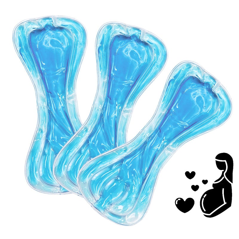Ruheaou Postpartum Cold Pack Perineal Cooling Pad Pregnancy Hemorrhoid Pain Relief Postpartum Ice Pack Pads blue - Image 3