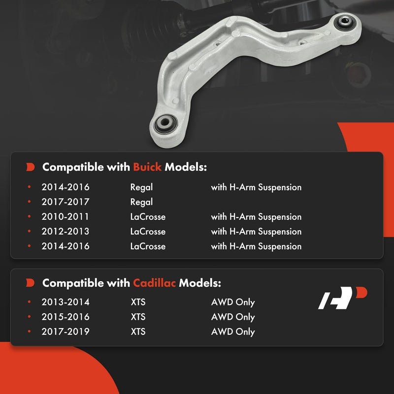 A-Premium Rear Right Upper Control Arm with Bushing - Image 2