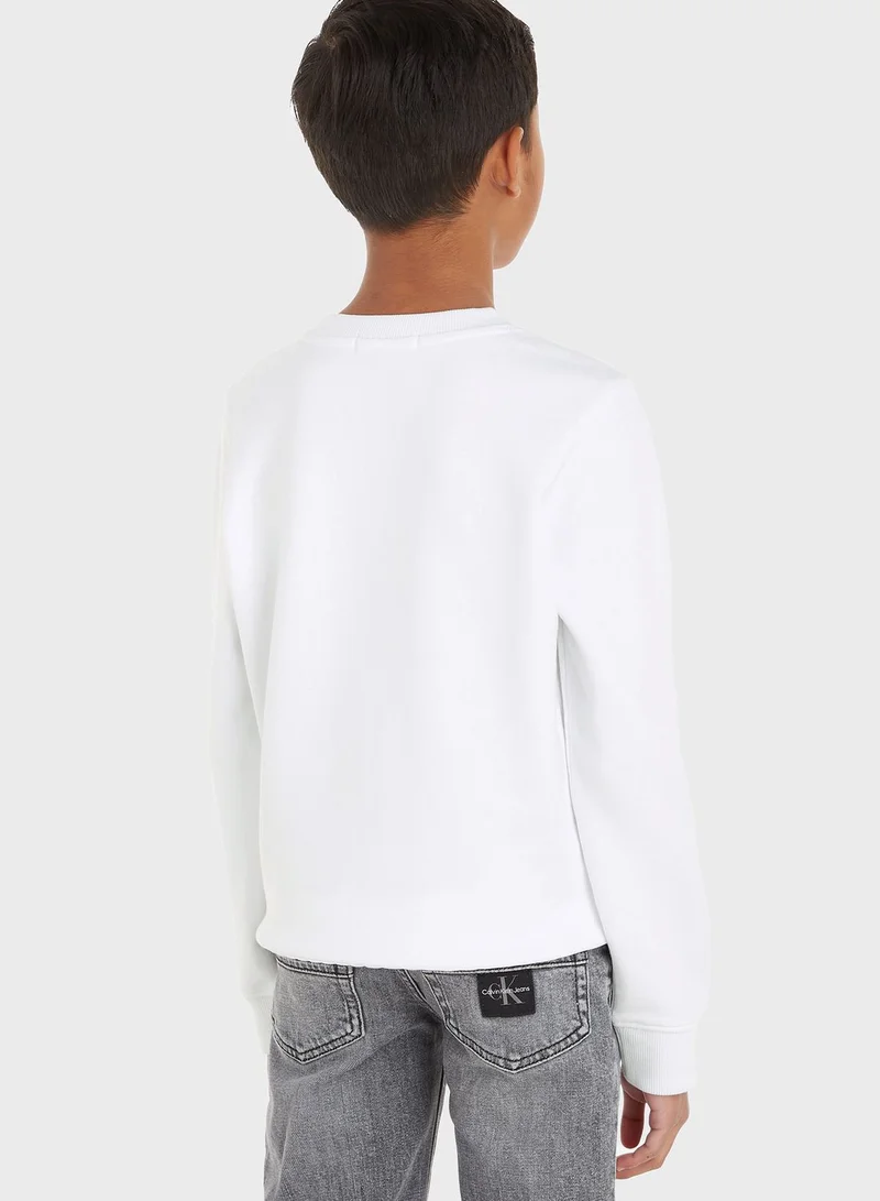 Calvin Klein Jeans Kids Hero Mini Logo Sweatshirt