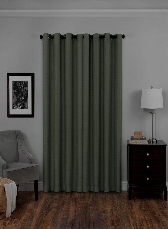 ECLIPSE Bryson Modern Blackout Thermal Grommet Window Curtain for Bedroom or Living Room (1 Panel), 52" x 63", Grey - Image 3