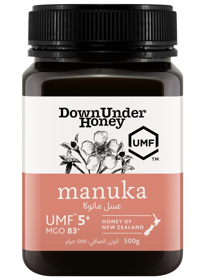 DownUnder Honey DownUnder Manuka Honey UMF 5+ MGO 83+ 500 Gm - Image 2