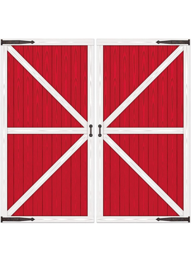 Beistle Barn Door Props Party Accessory 1 count 2Pkg  - Image 1