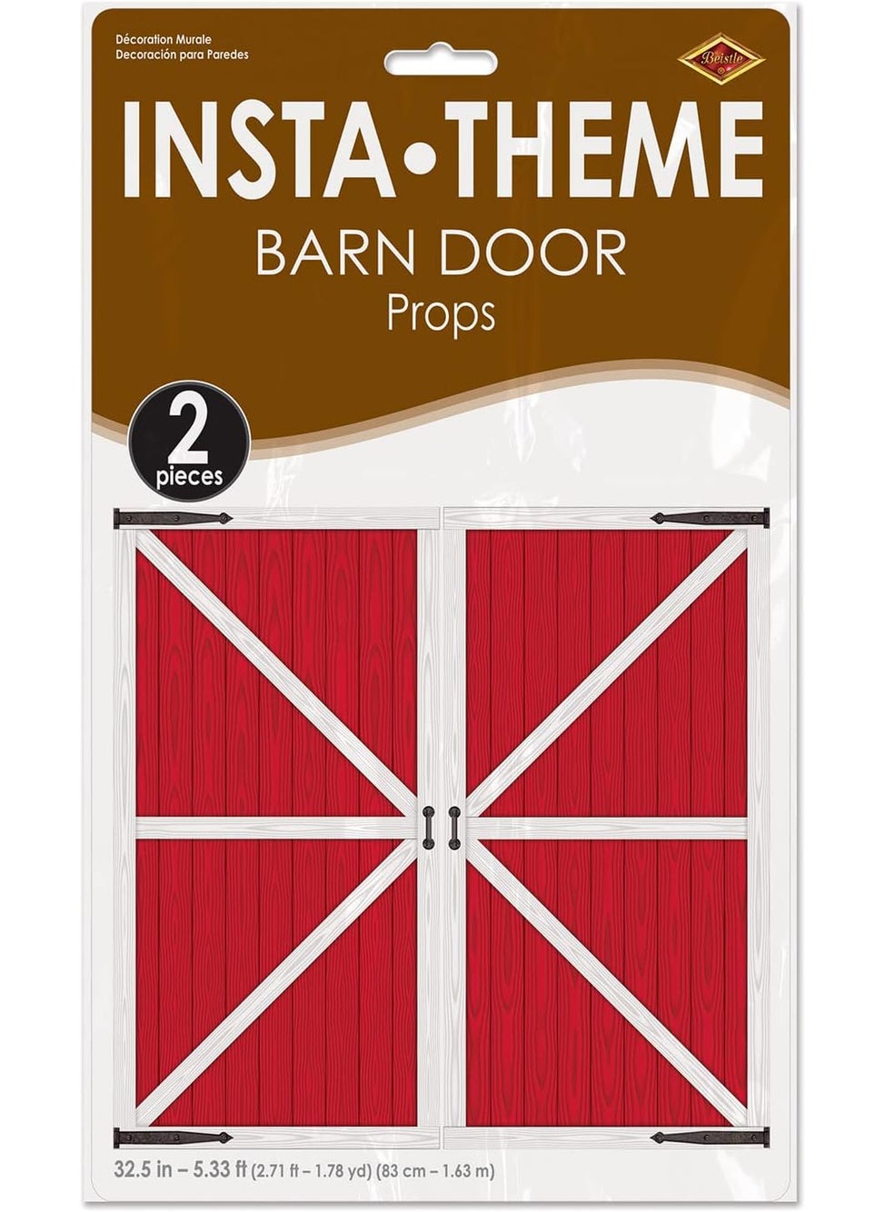 Beistle Barn Door Props Party Accessory 1 count 2Pkg  - Image 5