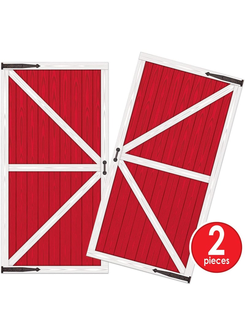 Beistle Barn Door Props Party Accessory 1 count 2Pkg  - Image 3