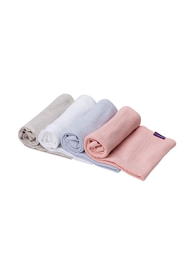 Clevamama Cellular Blanket  80x100 Cm Grey - Image 5