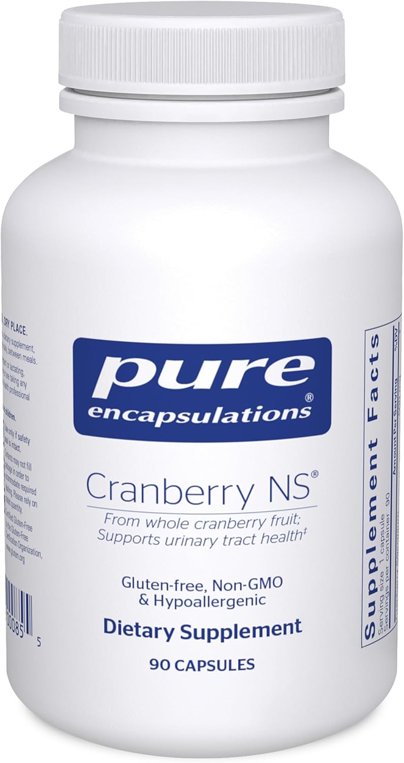 Pure Encapsulations Cranberry NS - Hypoallergenic Dietary Supplement for Urinary Tract Health - 90 Capsules - Image 1
