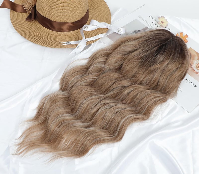 gulagula Hair Topper 20" Wavy Hair Toppers for Women 6.5x6.5â€ Base Size Hairtoppers for Women with Thinning hair Wavy Clip In - Image 5