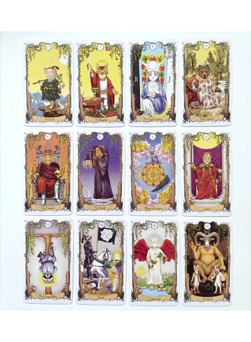 NIBEMINENT A set of tarot cards, animal tarot cards, and a board game are waiting for Tarot cards - Image 2
