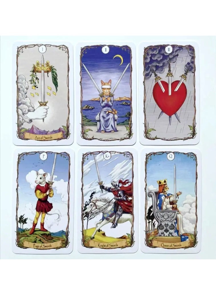 NIBEMINENT A set of tarot cards, animal tarot cards, and a board game are waiting for Tarot cards - Image 5