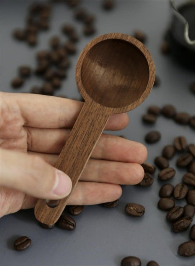 VBHHY Wooden Coffee Spoon in Walnut, Coffee Scoop Measuring for Coffee Beans, Whole Beans Ground Beans or Tea, Home Kitchen Accessories, Coffee Scoop - 1 Pack, 15ml - Image 5
