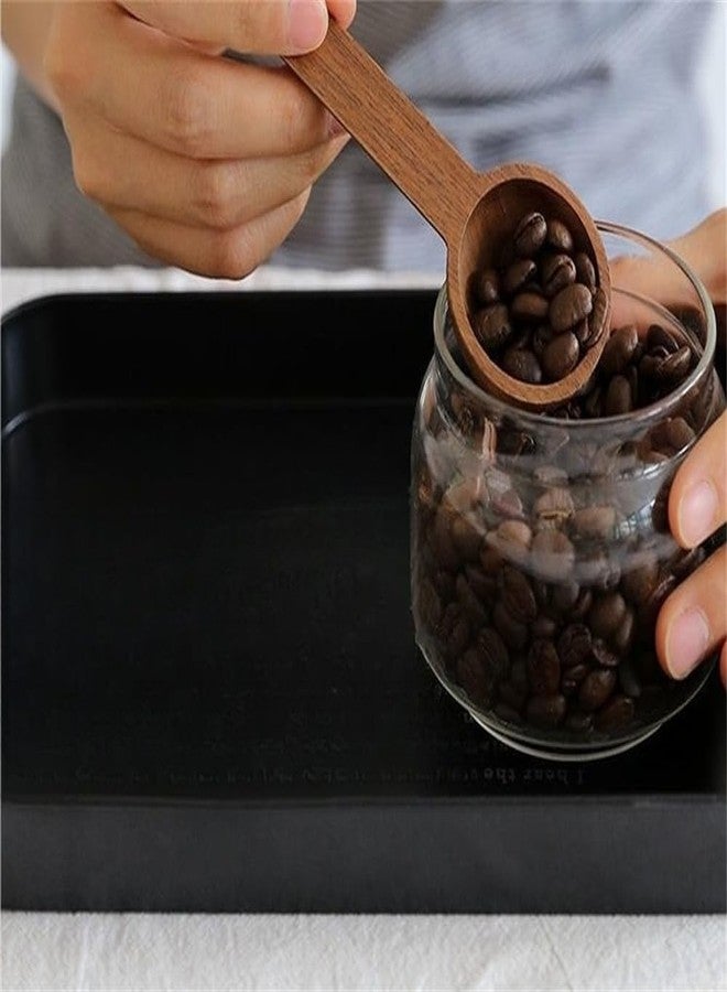 VBHHY Wooden Coffee Spoon in Walnut, Coffee Scoop Measuring for Coffee Beans, Whole Beans Ground Beans or Tea, Home Kitchen Accessories, Coffee Scoop - 1 Pack, 15ml - Image 3