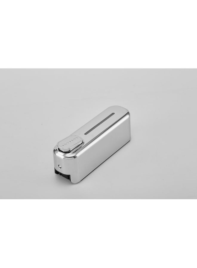 DANUBE HOME Danube Home Milano Soap/Sanitizer Dispencer Chrome -F7021 63X210H | Acrylic Soap Dispenser | Bathroom Accessories Hand Soap Dispenser For Toilet Bathroom Washroom Shower Room - Chrome  - Image 2