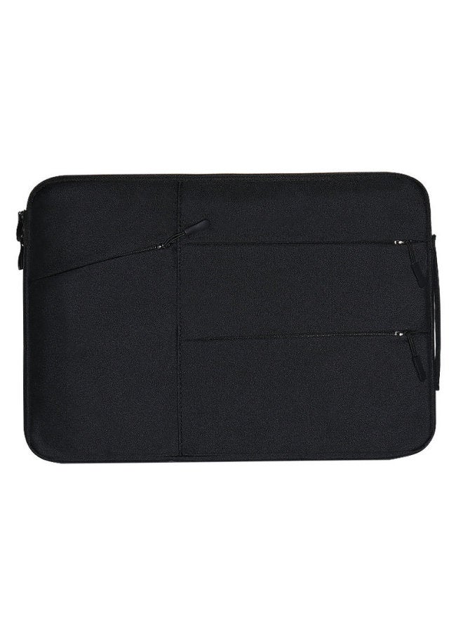 Thickened Double Layer Long Plush Inner Sleeve Bag Handheld Laptop Bag For iphone Computer-Color:Light Gray-Dimensions:15.6