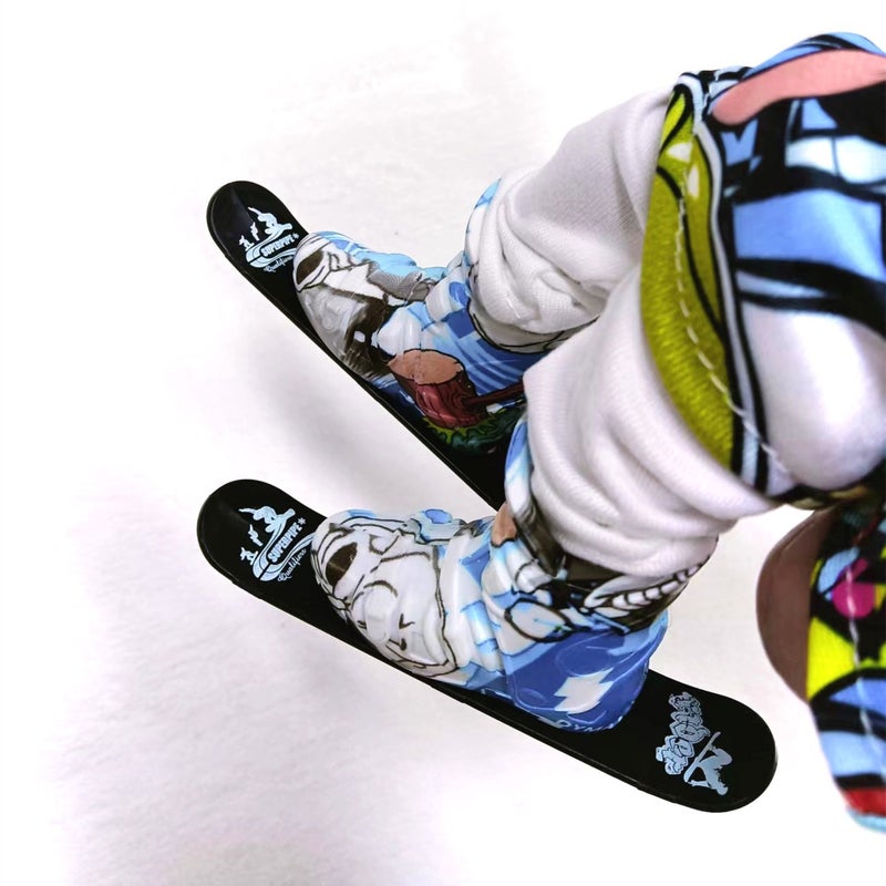 Finger Shoes Are A Fun Snow Toy, Snow Clips, Alloy Finger Skates, Youth Fingertip Skiing - Image 2