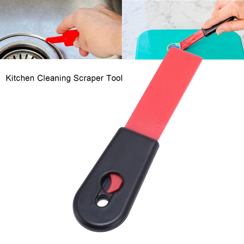 2 in 1 Kitchen Cleaning Scraper Tool for Stubborn Dirt and Crevices Plastic Household Supplies - Image 3