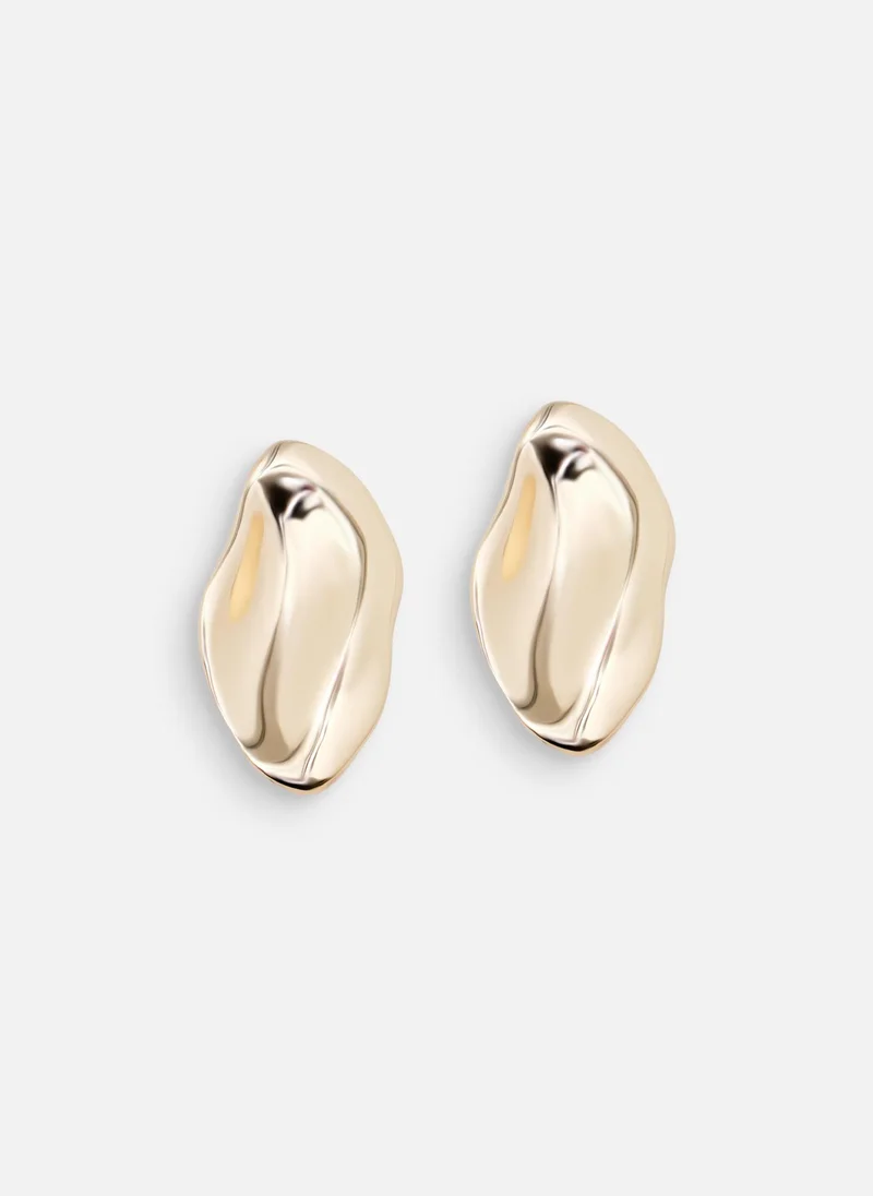 ليتشي أقراط من المعدن الملتوي