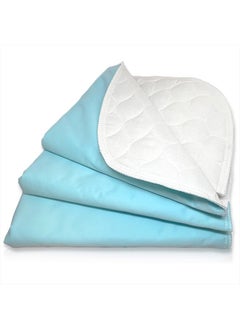 RMS Ultra Soft 4-Layer Washable and Reusable Incontinence Bed Pad - Waterproof Bed Pads, 18"X24" (3 Pack)  - Image 1