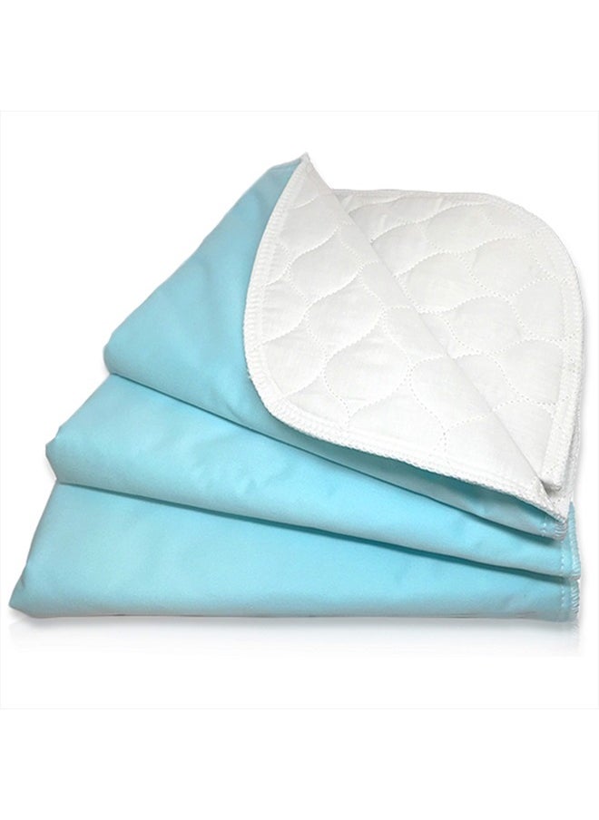 RMS - Ultra Soft 4-Layer Washable and Reusable Incontinence Bed Pad - Waterproof Bed Pads, 18"X24" (3 Pack) - Image 1