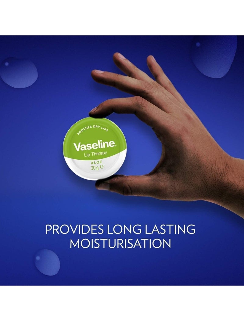 Vaseline علاج شفاه فازلين بالألوة فيرا، 20غ - Image 4