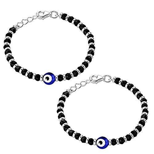 DHRUVS COLLECTION 925 Pure Silver Nazariya Bracelet for Baby Boys & Baby Girls (Length - 4.5 Inch, Suitable for 6 Months to 18 Months) - Image 4