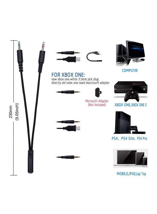 NIBEMINENT Stereo Over-Ear Gaming Headphones With Mic For PS4/PS5/XOne/XSeries/NSwitch/PC -wired - Image 3