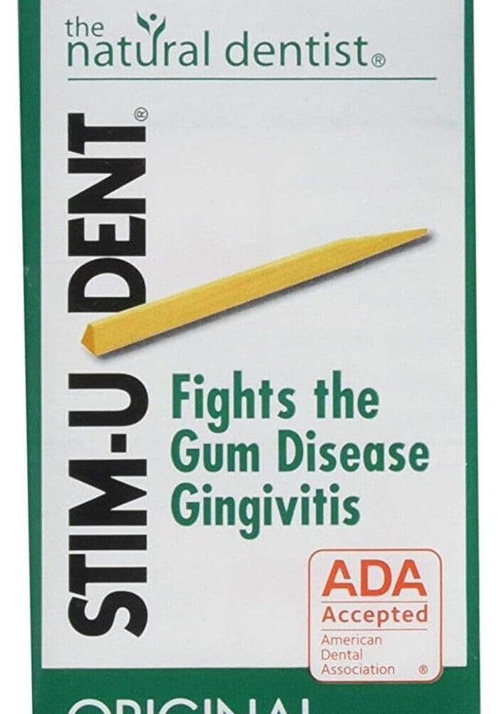 Stim-U-Dent Original Plaque Removers - Mint Flavor, 300 Picks in 3 Packs of 4x25 - Image 1