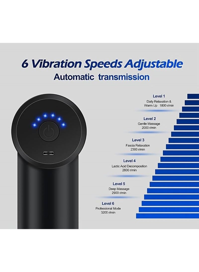 جهاز تدليك الوجه MXTOP، 6 مستويات سرعة، اهتزاز بتردد متغير، مدلك للعضلات بعد التمرين، MP-720 ذهبي - Image 3