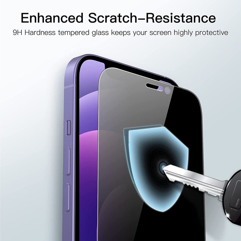 OpenTech ® Privacy Tempered Glass Screen Protector Compatible for iPhone XR / 11 (6.1 Inches) with Edge to Edge Coverage - Anti-Spy, Case Friendly, Anti Scratch and Bubble free installation kit - Image 4