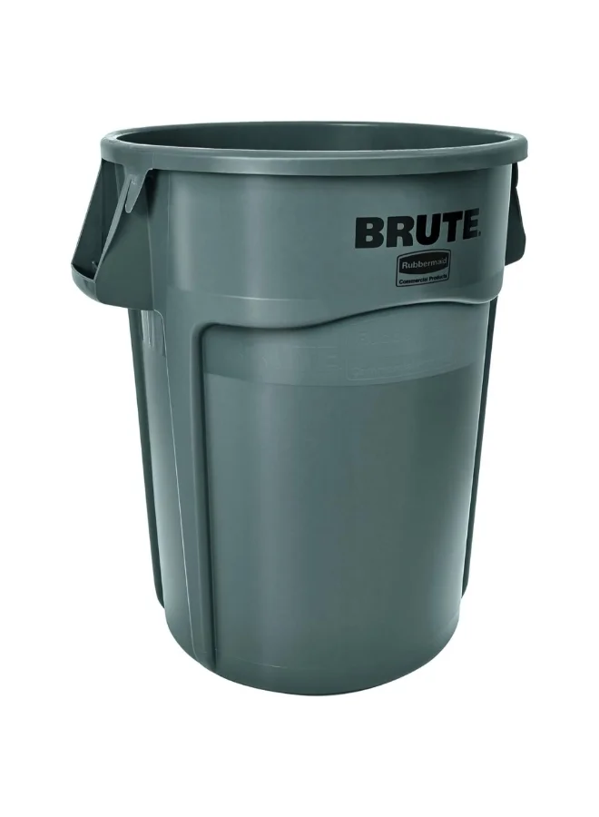 Rubbermaid Brute UV Protectant Polyethylene Trash Can Grey 44 Gal 264360GRAY
