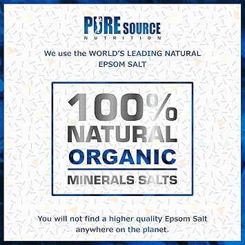 ProElite ملح إبسوم الطبي العضوي من برو إليت - ملح إبسوم غذائي من الدرجة الأولى 100% نقية بجودة ممتازة - ملح إبسوم للاستحمام - Image 3