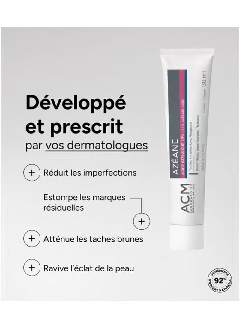 ACM Laboratoire dermatologique Azéane Blemish and redness cream 15% Azelaic Acid 30ml. - Image 4