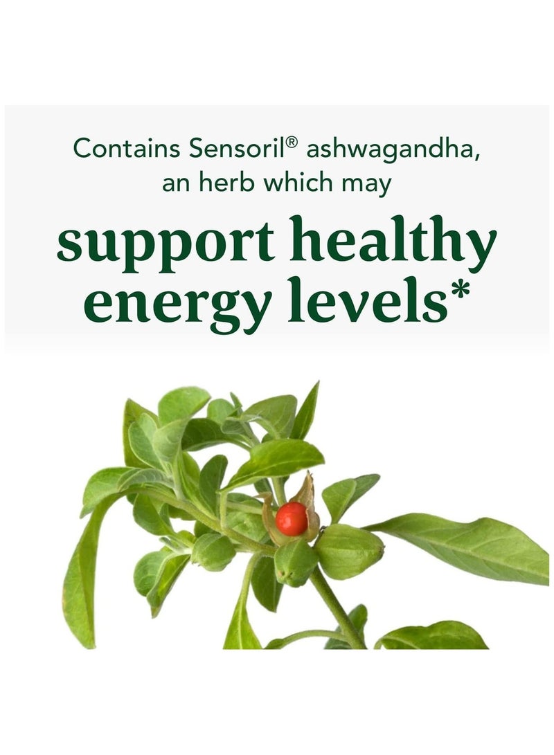 ميغافود ميجا فود - مكمل غذائي معدني - دعم الغدة الدرقية للنساء مع أشواغاندا، زنك، سيلينيوم، نحاس، يود، إل-تيروسين، ومزيج أعشاب - نباتي - 60 قرصًا (30 حصة) - Image 3