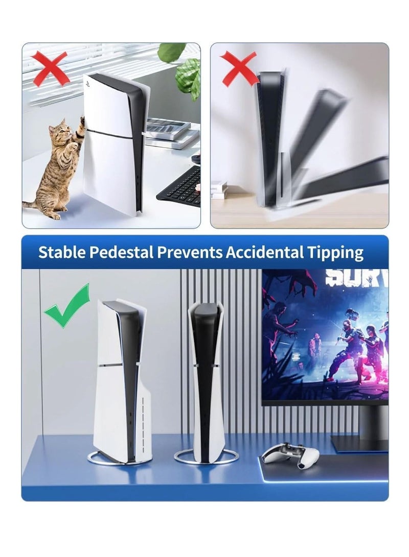 Vertical Stand for PS5 Consoles - Playstation 5 Slim Base Accessories