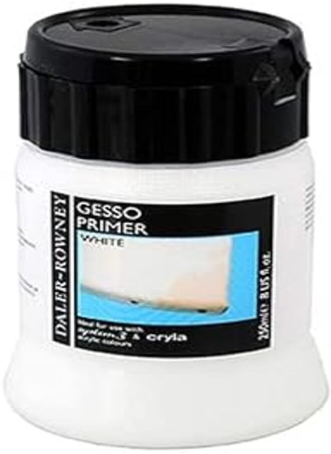 Daler Rowney Daler Rowney Gesso Primer acrylic Color, 250 ml - White 