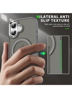 X-level iPhone 16 Case,Magsafe Back Cover【N52 Stronger Magnets】【Drop Protection】Anti-Fingerprints Anti-Scratch, Never Yellowing Slim Magnetic iPhone 16 Cover 6.1 inch Gray  - Image 5