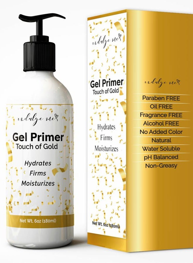 IndulgeMe Conductive Gel - Facial Hydrating Leave-On Gel Primer, Hyaluronic Acid, Collagen Peptide, Niacinamide, Vitamin E, Gold Foil - Image 1