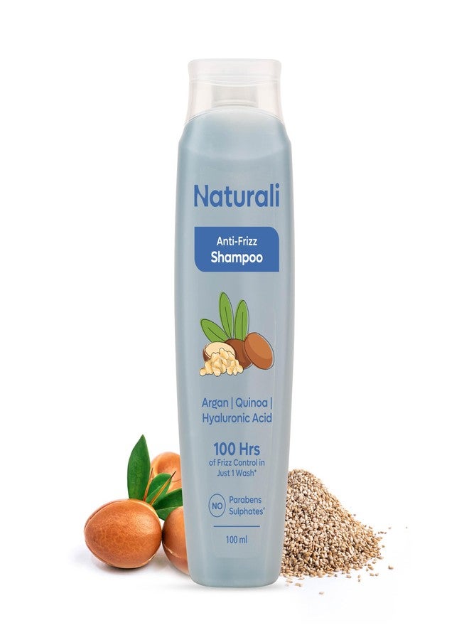 Naturali Moisture Filling Shampoo, With Hyaluronic Acid, Argan Oil & Quinoa, For Dry & Dehydrated Hair, Adds Shine & Bounce, Hyaluron Moisture 100H, 100Ml. - Image 1