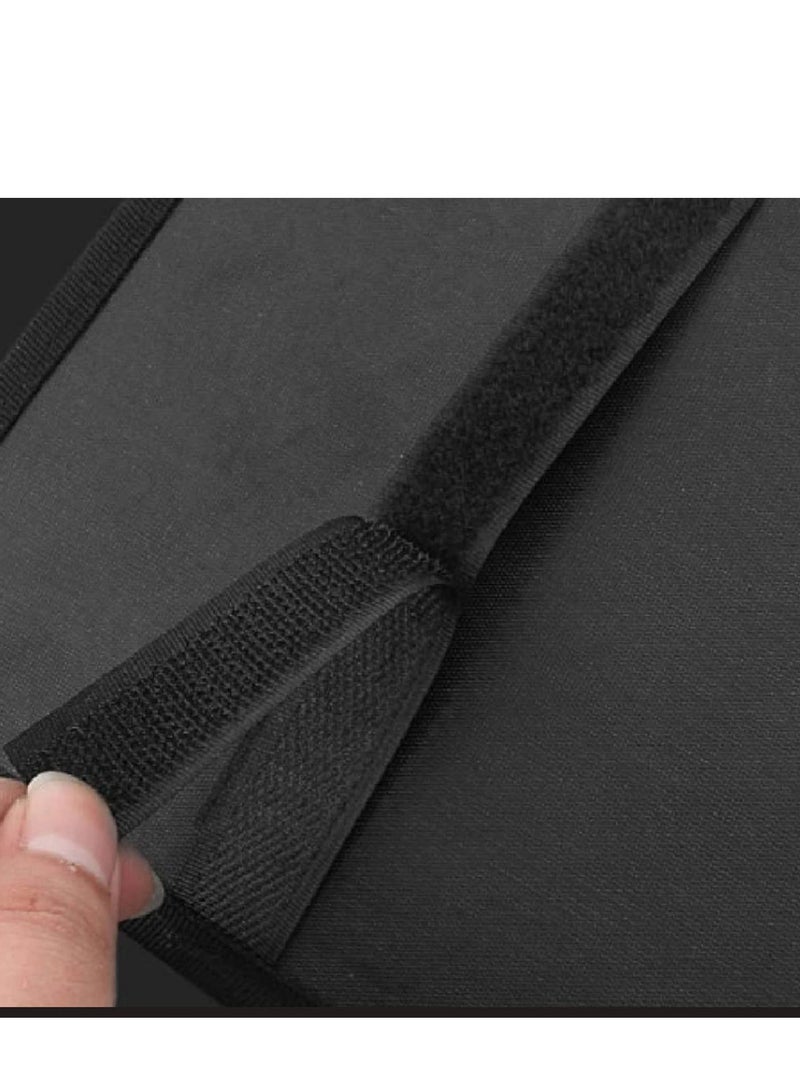 SYOSI Car Sun Visor Interior Accessories Cards, 2 Pack Car Sun Visor Storage Accessory.  Safely Store Your Sunglasses, Pens, Cards with 8 CD or DVD Sleeves (Black)  - Image 5