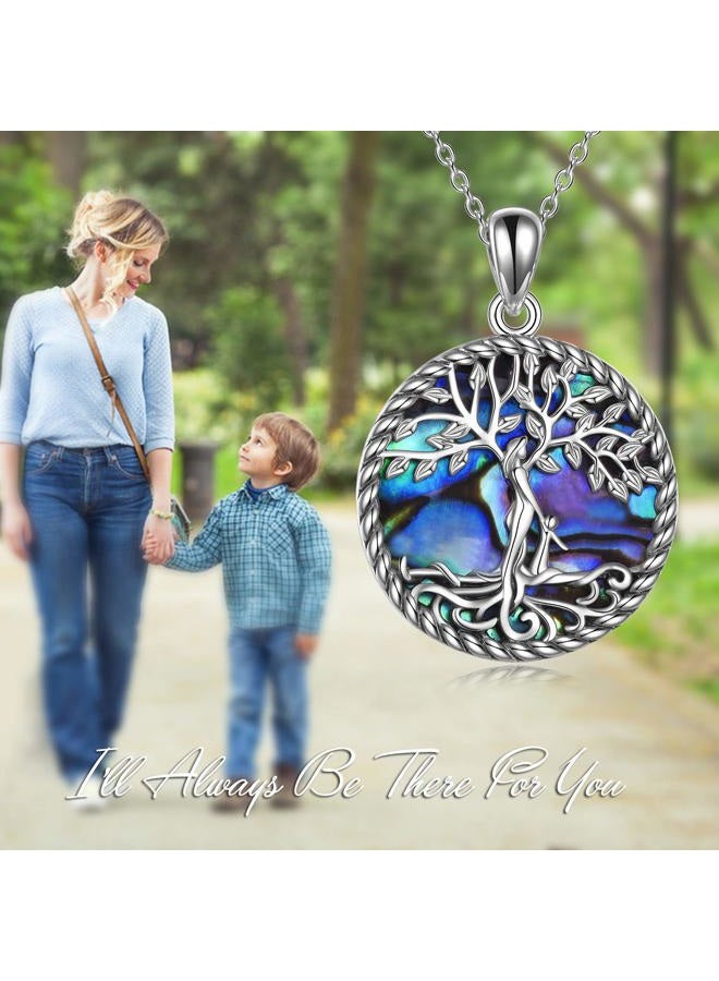 ONEFINITY Tree of Life Necklace Sterling Silver Mother and Daughter Necklace Mom Pendant for Women Jewelry Mothers Day Birthday Gifts - Image 5