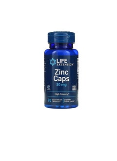 Life Extension Zinc Caps High Potency 50 mg 90 Vegetarian Capsules
