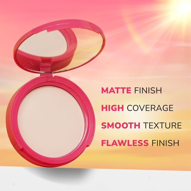 Mila Beaute Sun Shield Sunscreen Compact for Women | Spf 50 Pa+++ Uv Protection | Oil-free Pore Blurring Matte Finish | Niacinamide & Ceramides | Lightweight & Suitable for All Skin Types ( 9g - 3 Beige ) - Image 5