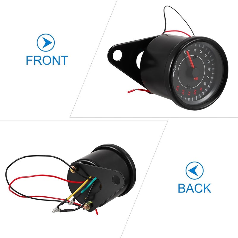 Motorcycle Modified Tachometer LED Digital Gauge Backlit Motorbike Speed Meter for Motorcycle and ATV Replacement Parts - Image 3