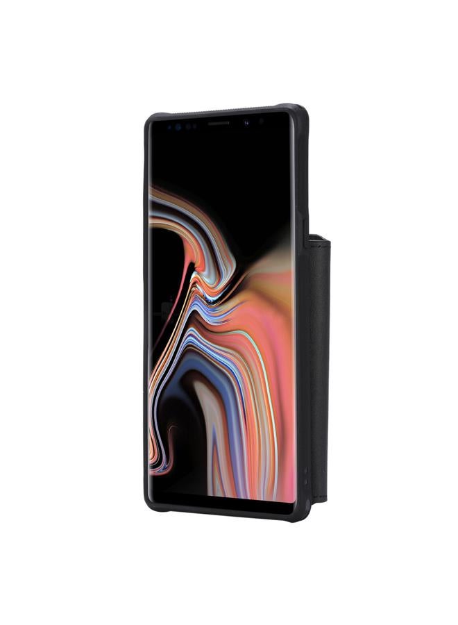 اس-توب جراب لهاتف Galaxy Note9، جراب واقٍ مقاوم للصدمات بسحاب مع فتحات للبطاقات وقوس وحامل للصور ووظيفة المحفظة - Image 3