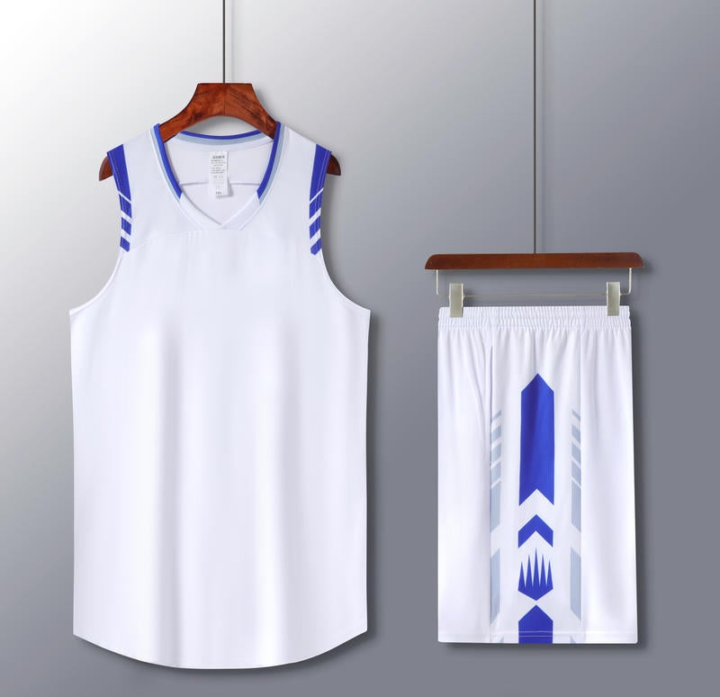 Generic New 24 Breathable Basketball Suit Unisex White