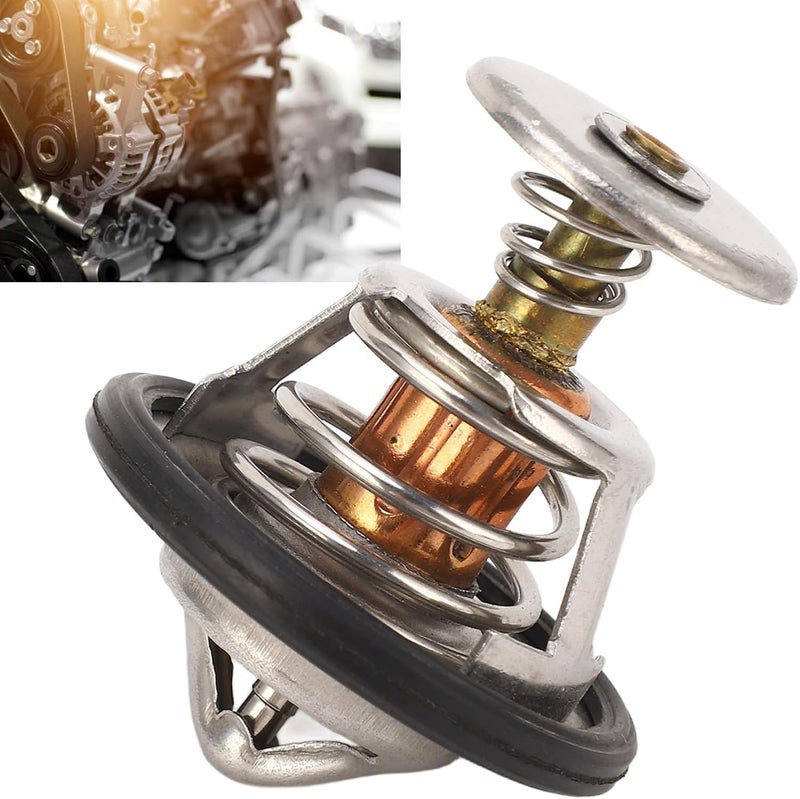 مرحل حرارة المحرك 1A021-73012، بديل من سبيكة لمحركات Kubota V2203 وV2403، مرحل حرارة بمواصفات OEM دقيقة مصنوع من سبيكة متينة لضمان دقة درجة الحرارة. - Image 3