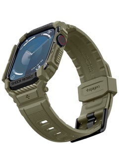 Spigen Rugged Armor Pro for Apple Watch Series 10 (46mm) Case with Band - Vintage Khaki  - Image 4