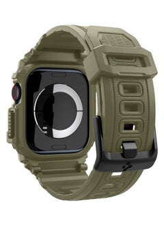 Spigen Rugged Armor Pro for Apple Watch Series 10 (46mm) Case with Band - Vintage Khaki  - Image 2
