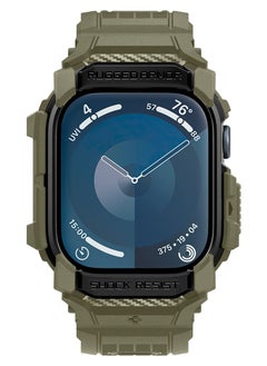 Spigen Rugged Armor Pro for Apple Watch Series 10 (46mm) Case with Band - Vintage Khaki  - Image 3